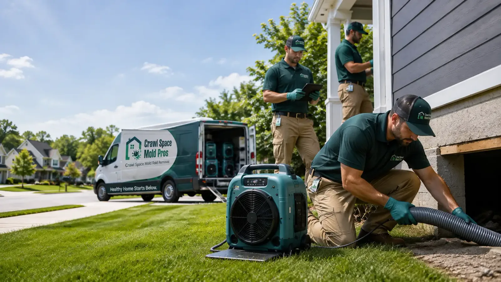 Crawl Space Mold Removal in Ferndale, FL
